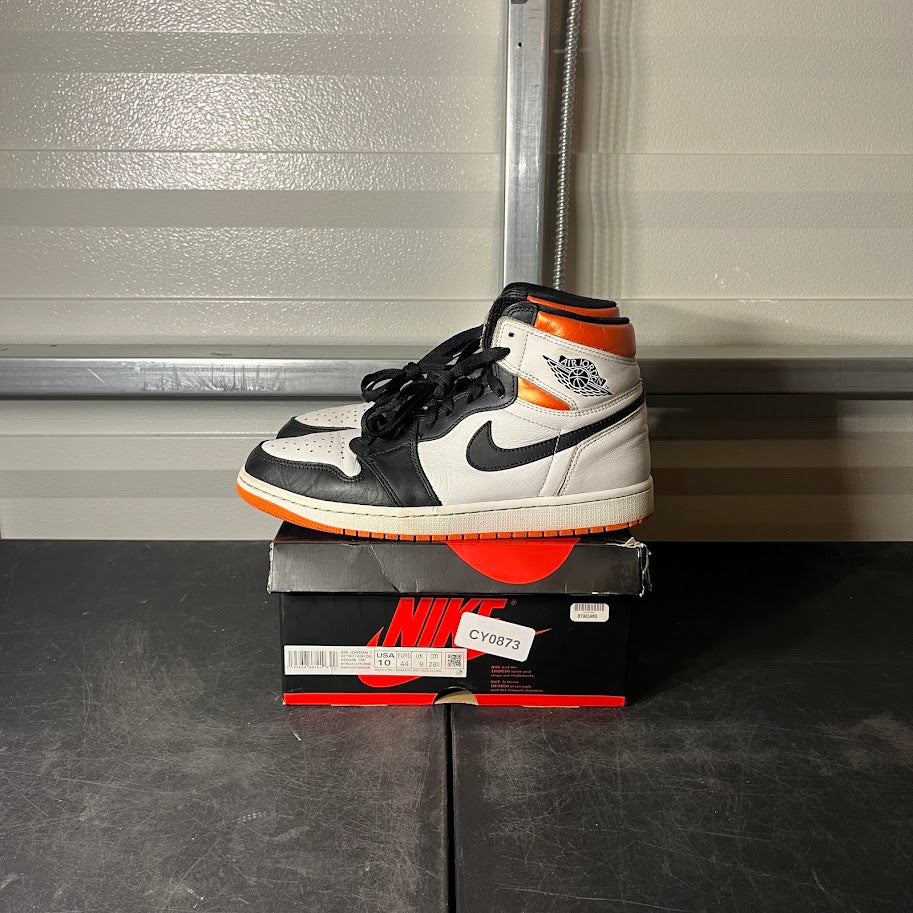 Size 10 - AJ 1 Retro High Electro Orange