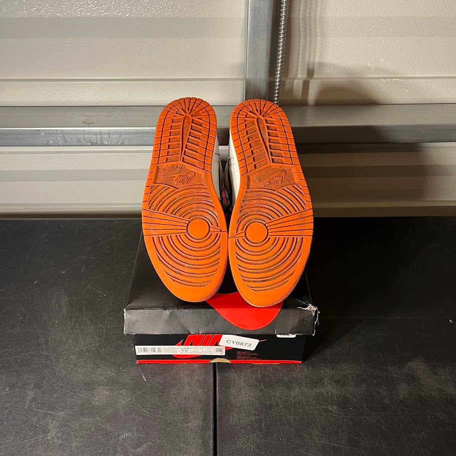 Size 10 - AJ 1 Retro High Electro Orange