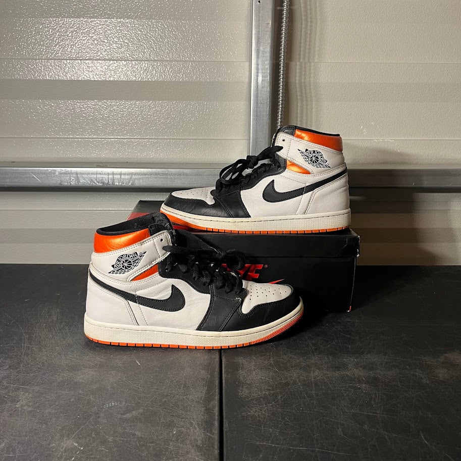 Size 10 - AJ 1 Retro High Electro Orange