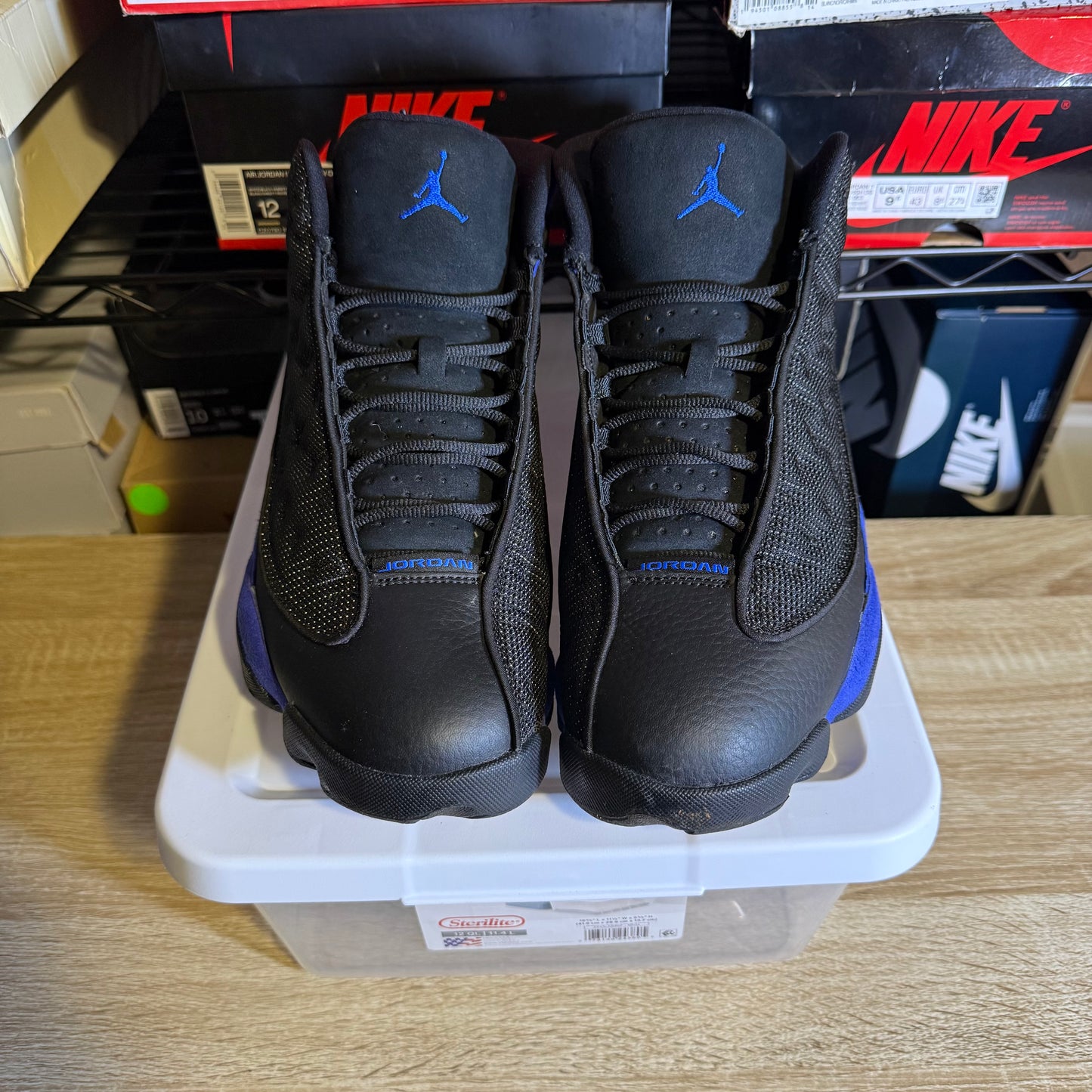 Size 11.5 - AJ 13 Black Hyper Royal