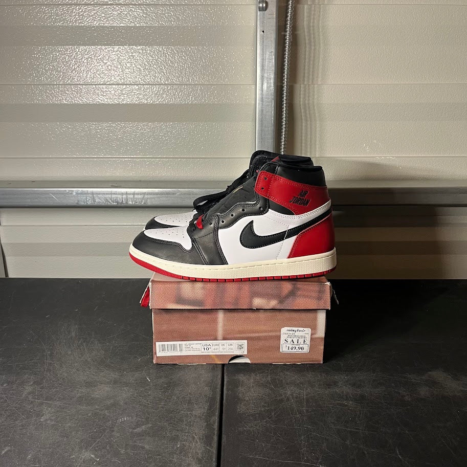 Size 10.5 - AJ 1 Retro High Black Toe