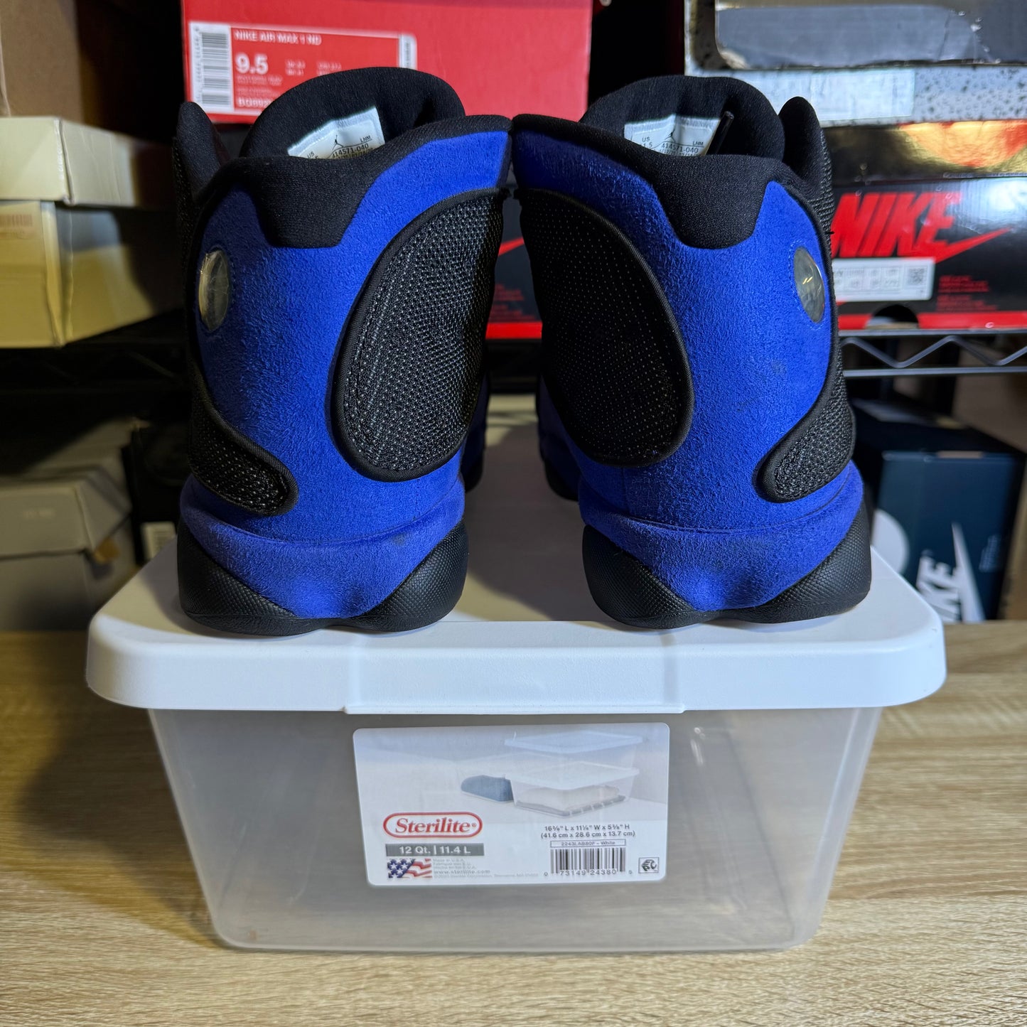Size 11.5 - AJ 13 Black Hyper Royal