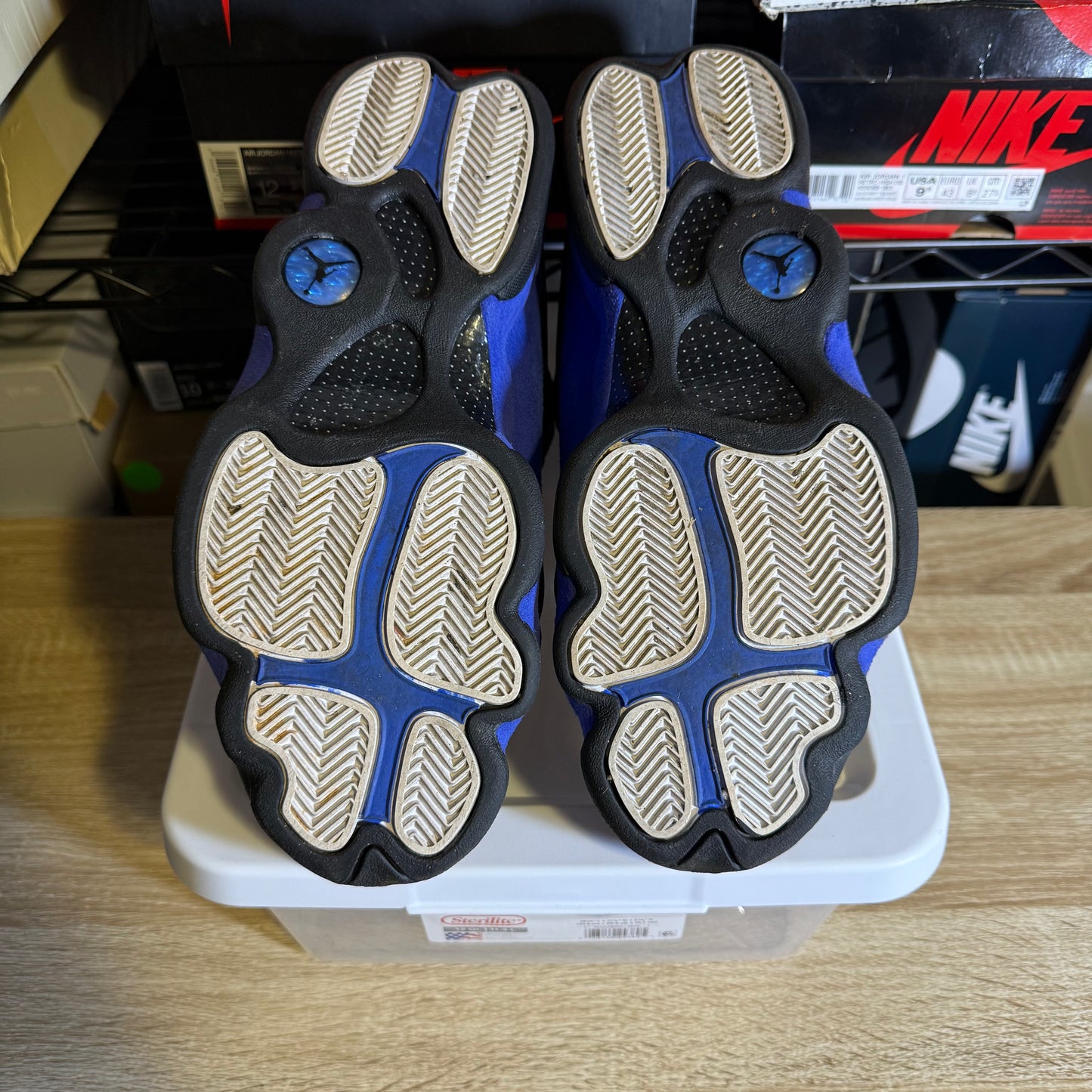 Size 11.5 - AJ 13 Black Hyper Royal