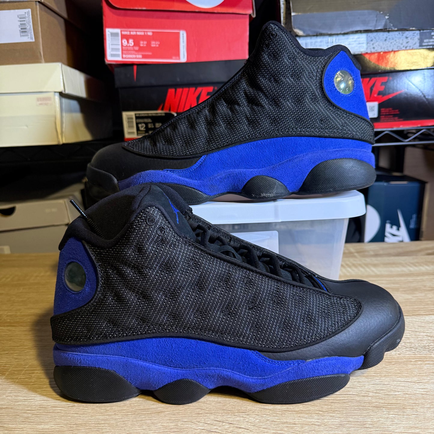 Size 11.5 - AJ 13 Black Hyper Royal