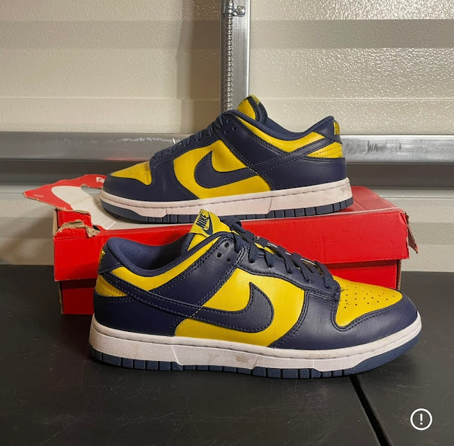 Size 7.5 - Dunk Low Retro Michigan