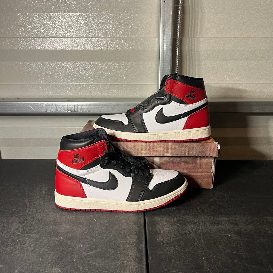Size 10.5 - AJ 1 Retro High Black Toe