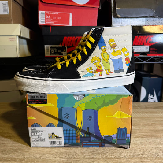 Size 11.5 - VSk8 High The Simpsons Family Portrait