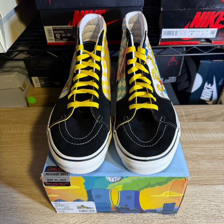 Size 11.5 - VSk8 High The Simpsons Family Portrait