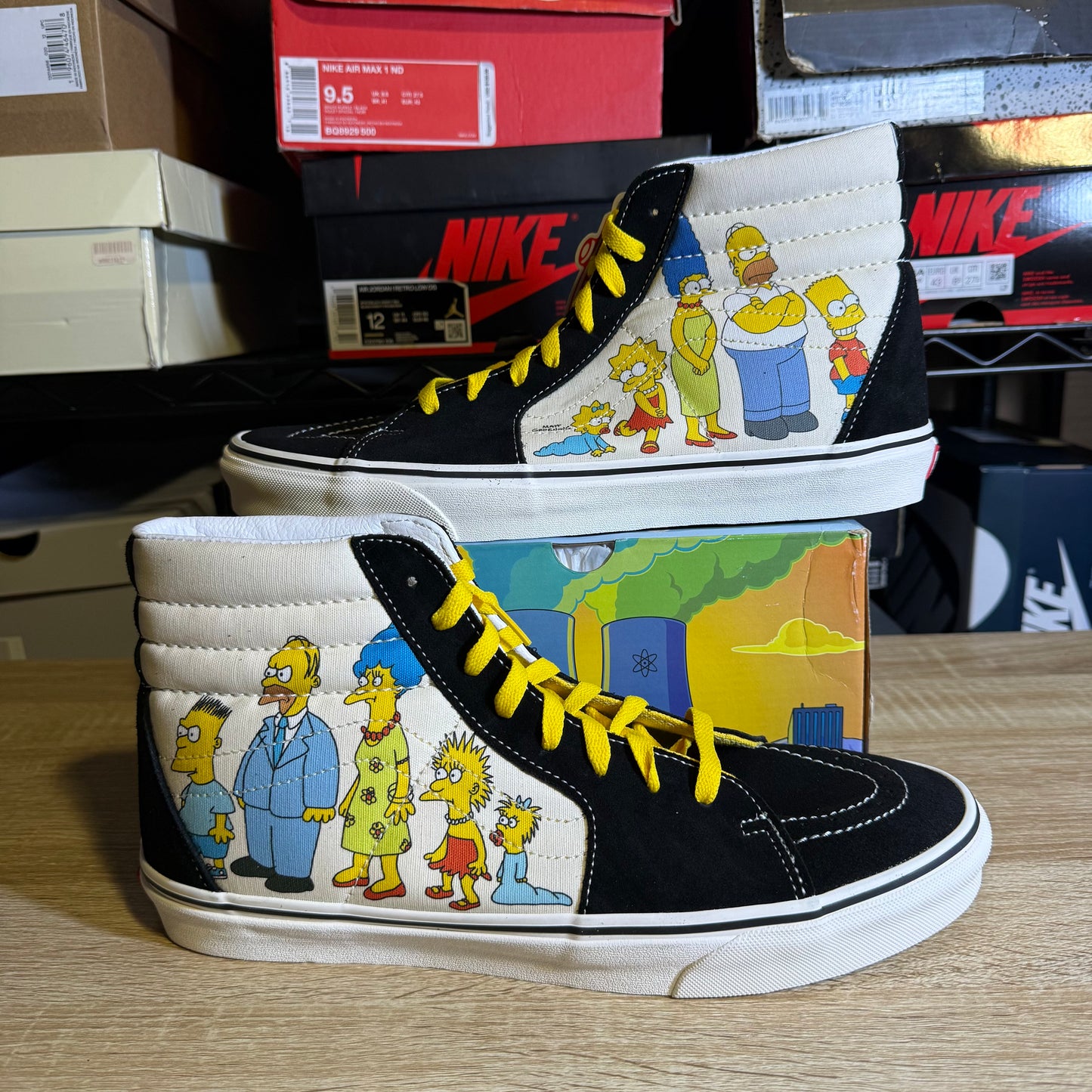 Size 11.5 - VSk8 High The Simpsons Family Portrait