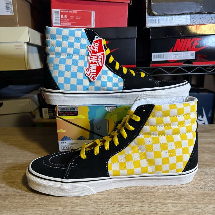 Size 11.5 - VSk8 High The Simpsons Family Portrait
