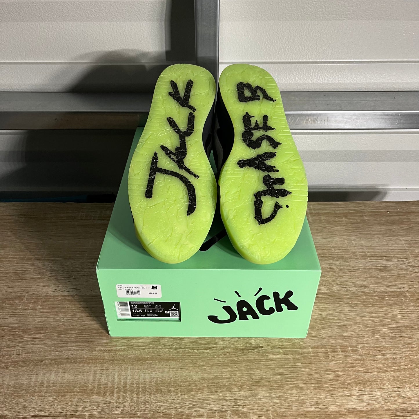 Size 12 - Jumpman Jack TR Travis Black Night Silver