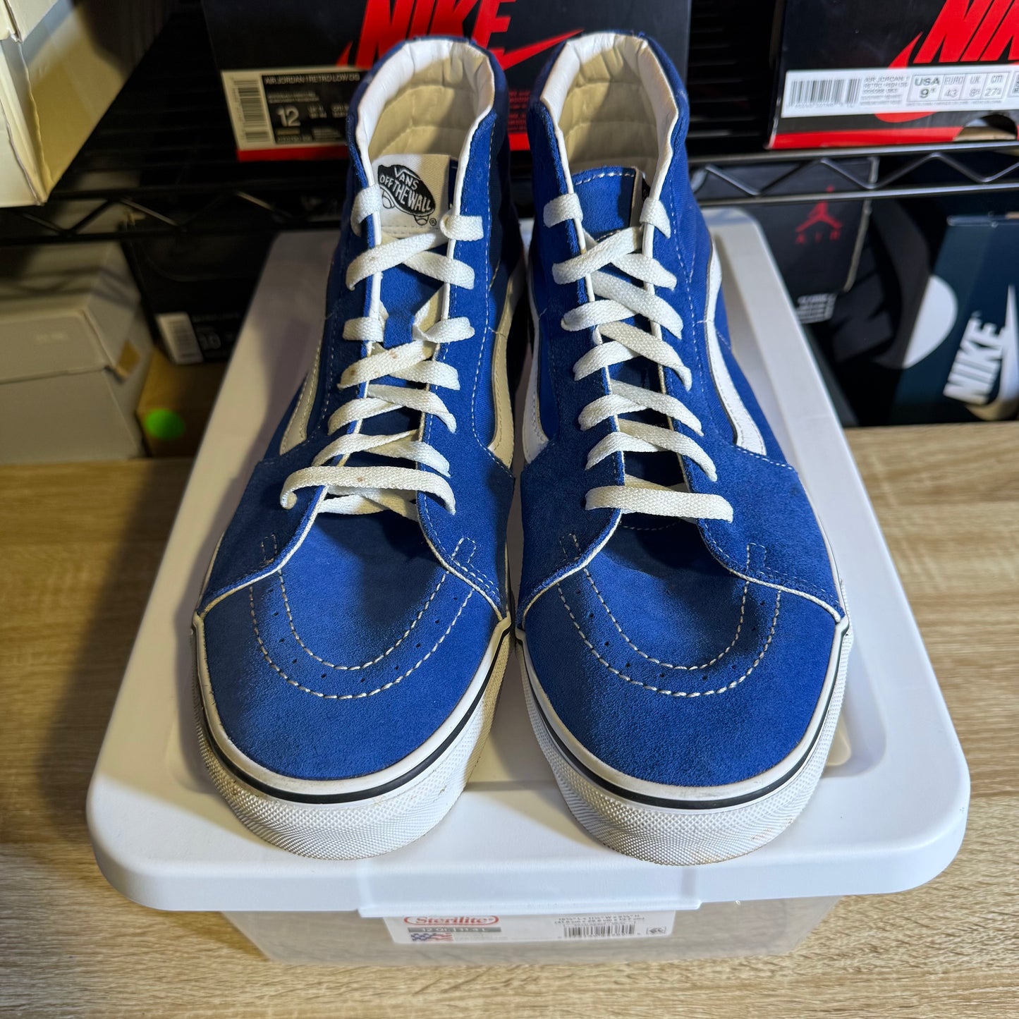 Size 11.5 - VSk8 High Blue Suede
