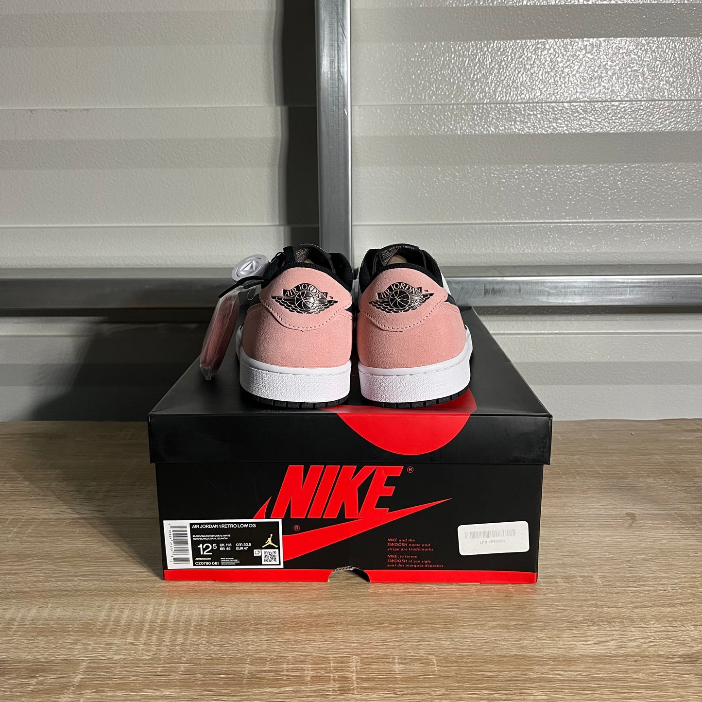 Size 12.5 - AJ 1 Retro Low Bleached Coral