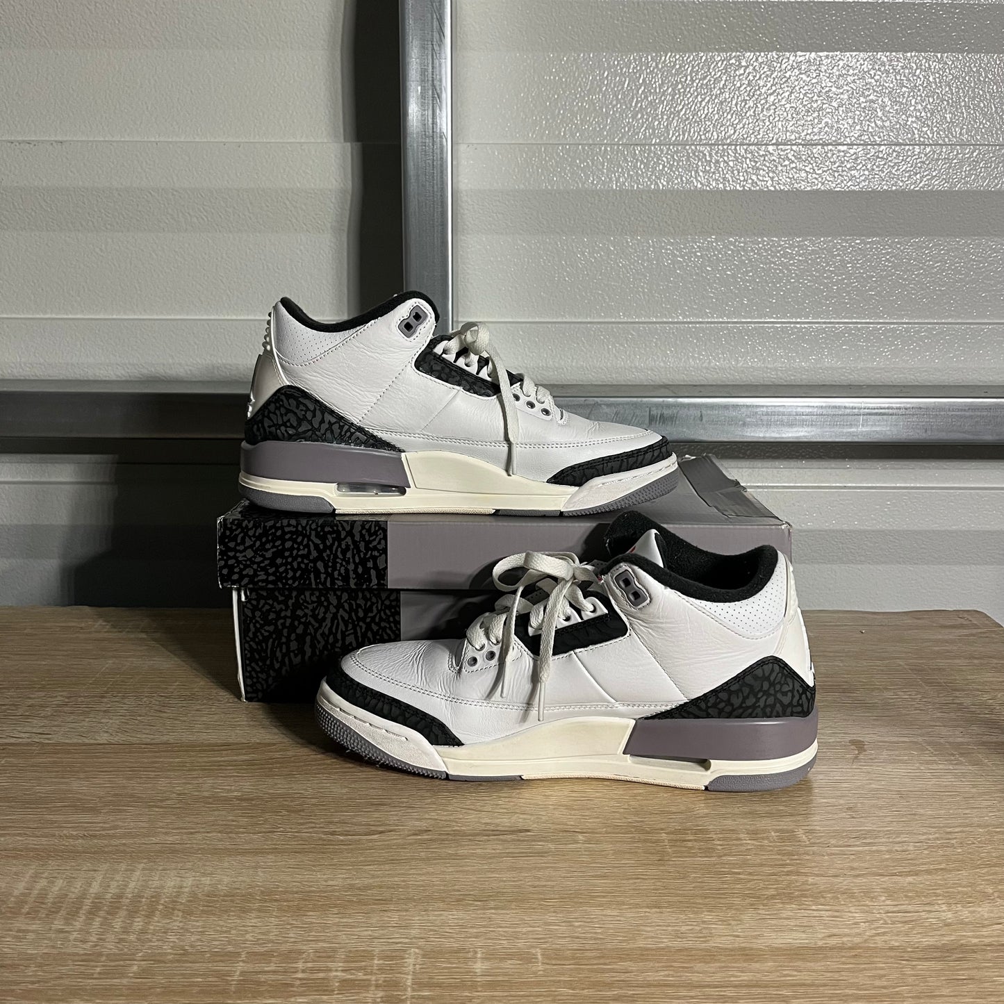 Size 8 - AJ 3 Retro Cement Grey