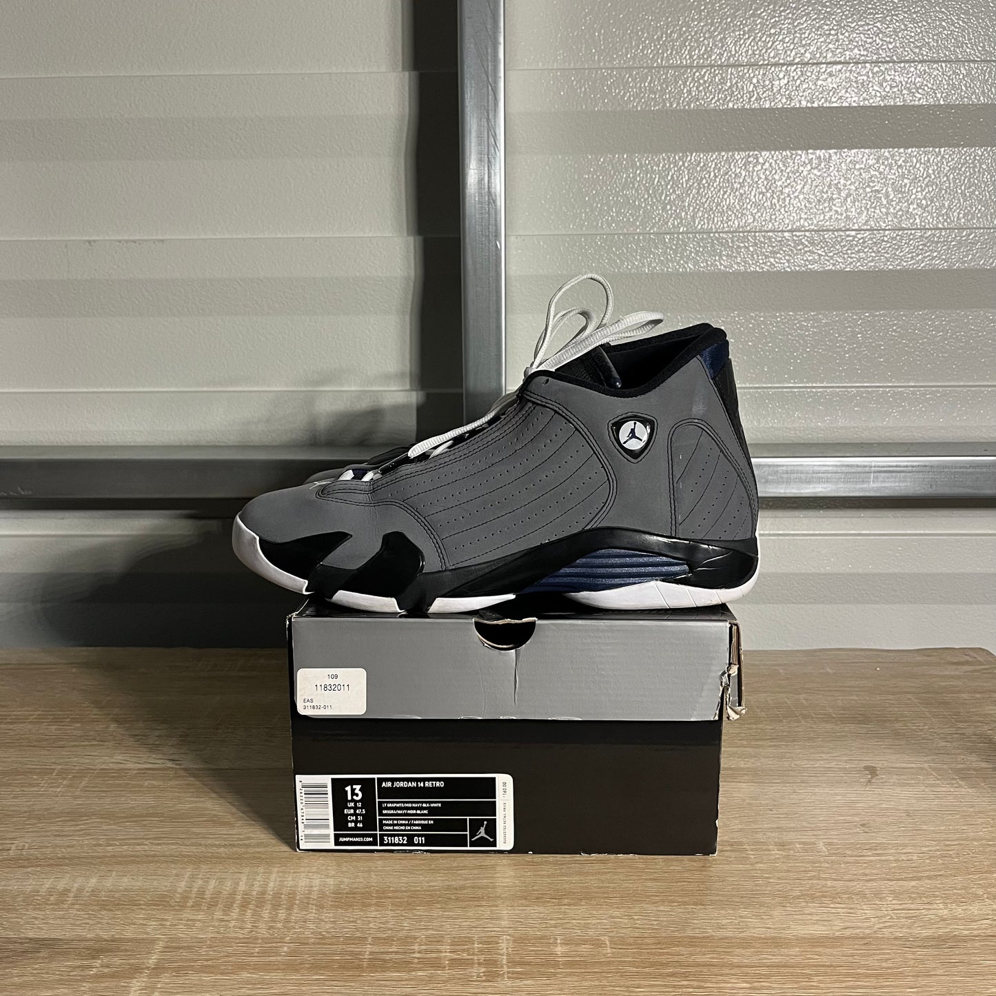 Size 13 - AJ 14 Retro Light Graphite