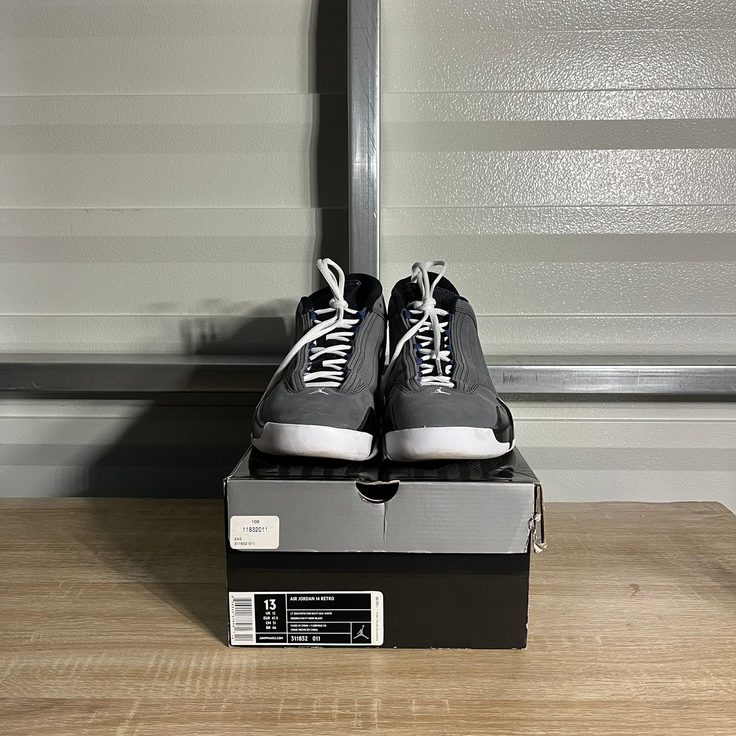 Size 13 - AJ 14 Retro Light Graphite