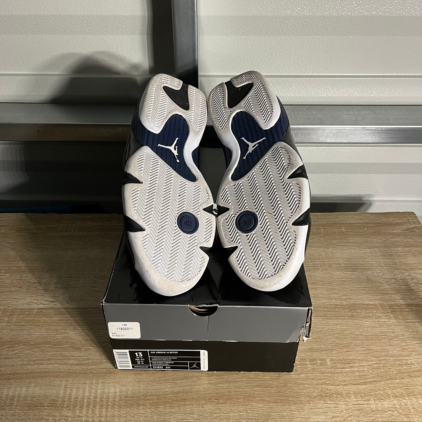Size 13 - AJ 14 Retro Light Graphite