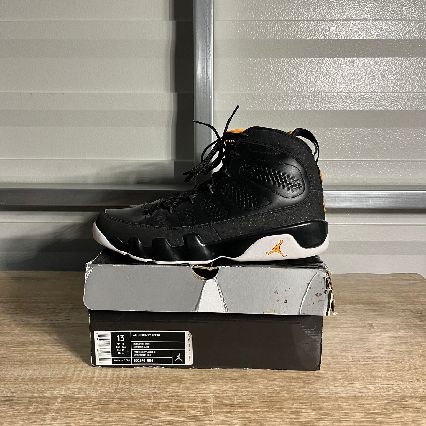 Size 13 - AJ 9 Retro Citrus