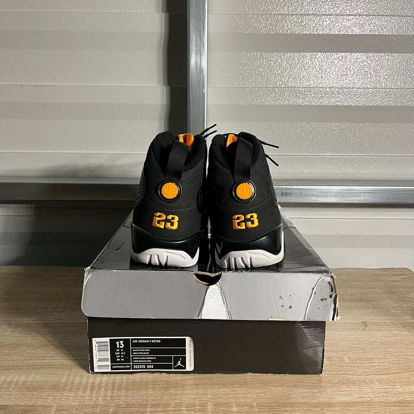 Size 13 - AJ 9 Retro Citrus
