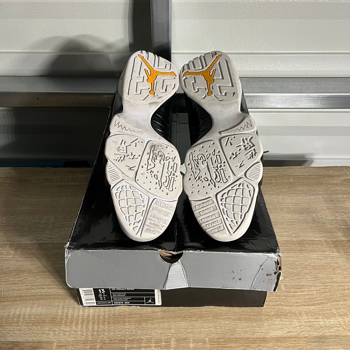 Size 13 - AJ 9 Retro Citrus