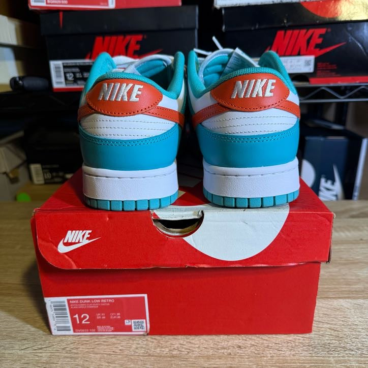 Size 12 - Dunk Low Miami Dolphins