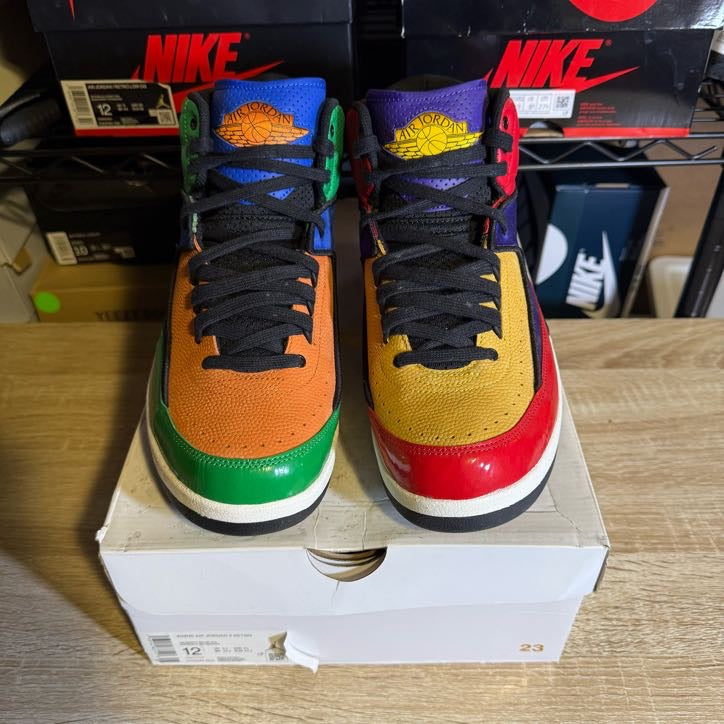 Size 12W - AJ 2 Multicolor