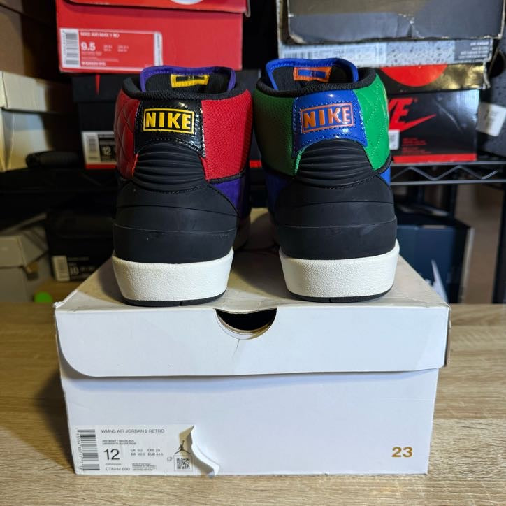 Size 12W - AJ 2 Multicolor