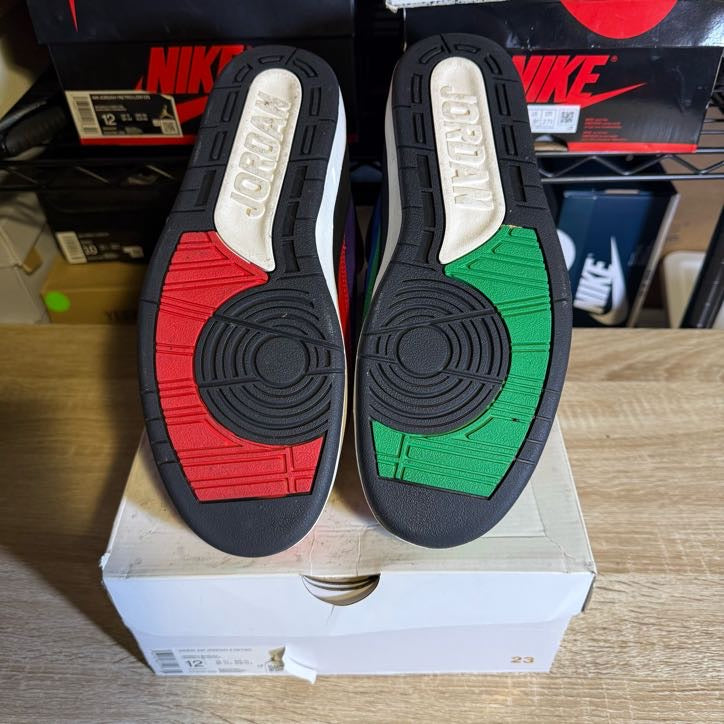 Size 12W - AJ 2 Multicolor