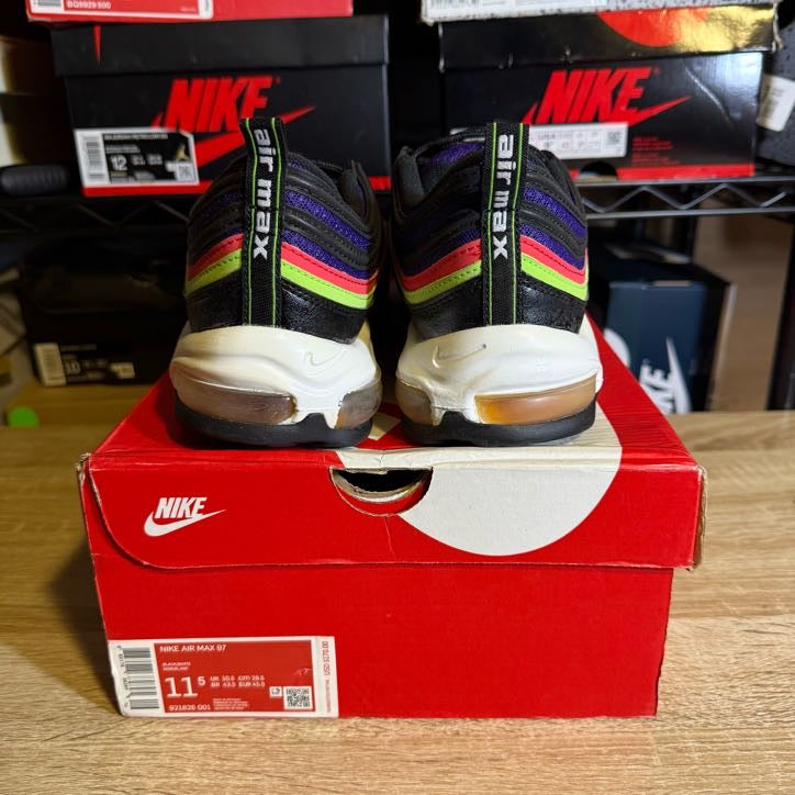 Size 11.5 - AM 97 Black White Joker