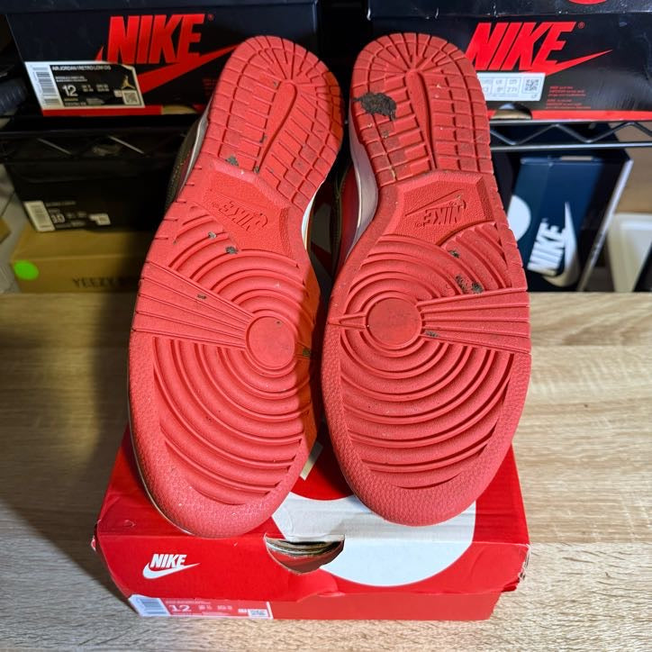 Size 12 - Dunk Low Mystic Red Cargo
