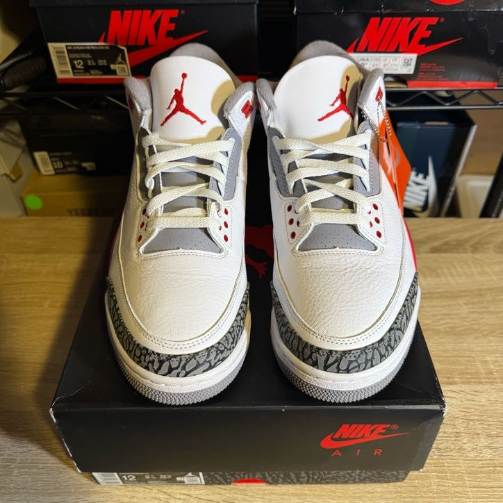 Size 12 - AJ 3 Retro Fire Red