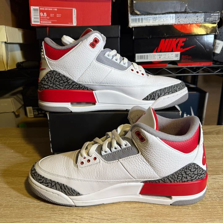 Size 12 - AJ 3 Retro Fire Red