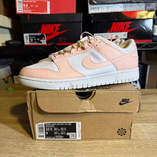 Size 10.5W -  Dunk Low Next Nature Pale Coral