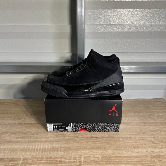 Size 11 - AJ 3 Retro Black Cat