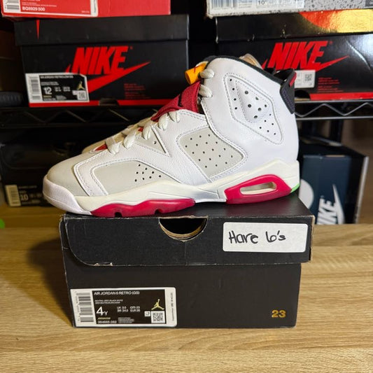 Size 4Y - AJ 6 Retro Hare