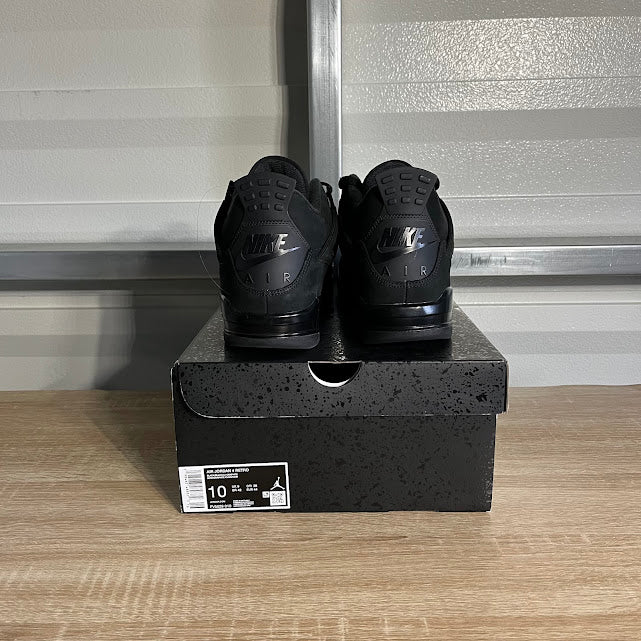Size 10 - AJ 4 Retro Black Cat