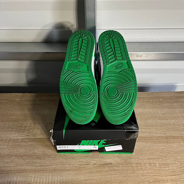 Size 10 - AJ 1 Retro High Lucky Green Black