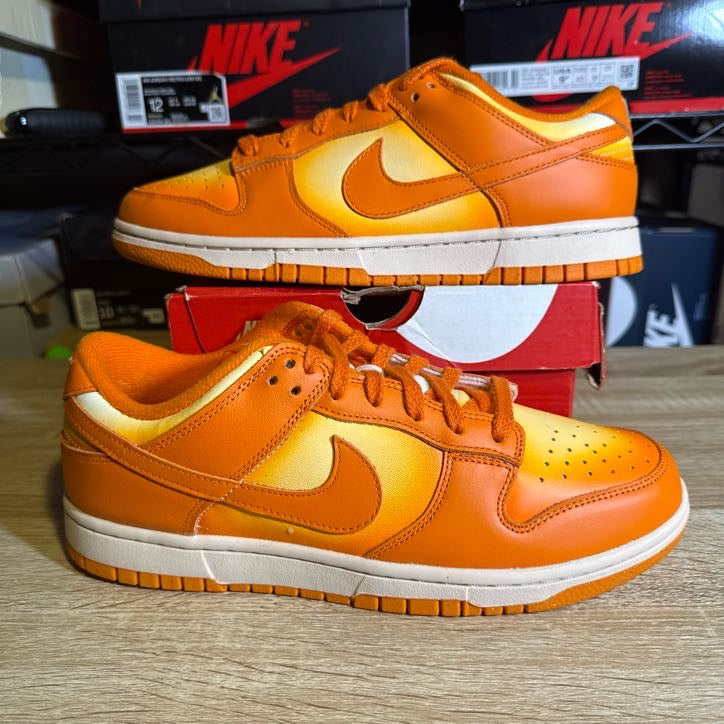 Size 10W - Dunk Low Magma Orange