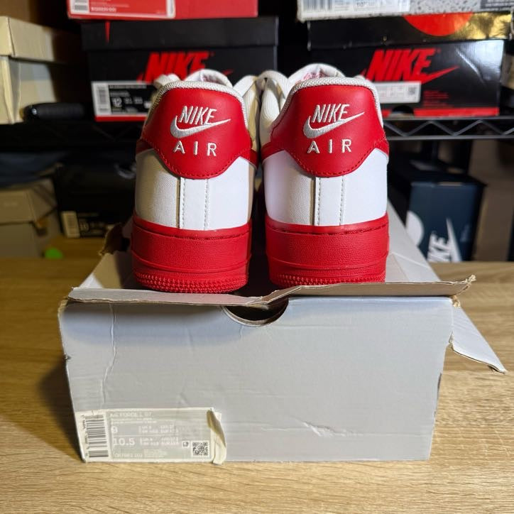 Size 9 - AF 1 Low Team Red