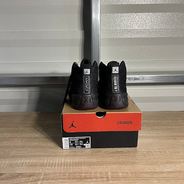 Size 9W - AJ 12 Retro A Ma Maniére Burgundy Crush