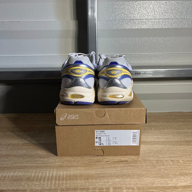 Size 13 - Asics GT-2160 White/Blue Violet