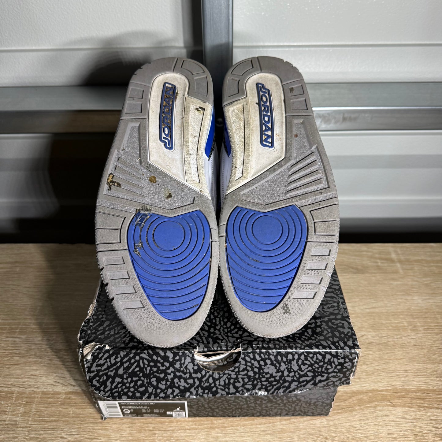 Size 9.5 - AJ 3 Retro Racer Blue