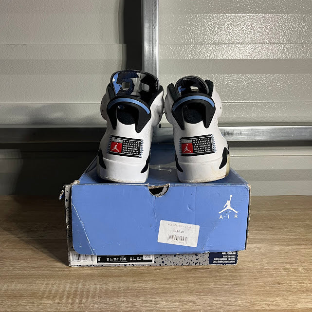 Size 8 - AJ 6 Retro UNC Home
