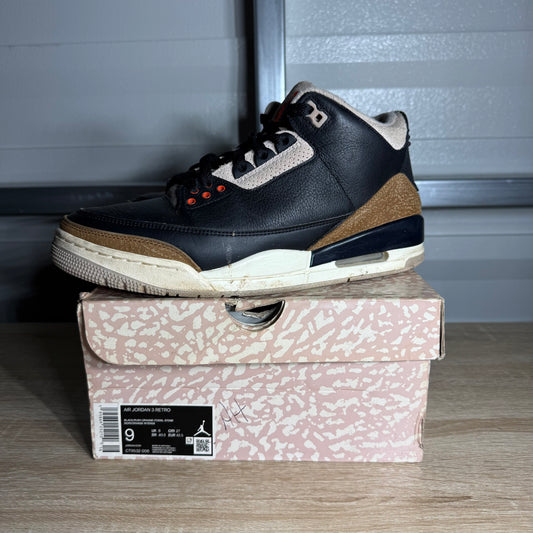 Size 9 - AJ 3 Retro Desert Elephant