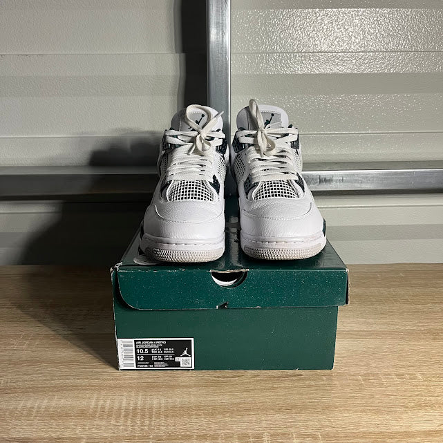 Size 10.5 - AJ 4 Retro Oxidized Green