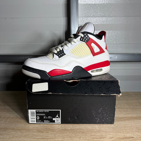 Size 9 - AJ 4 Retro Red Cement