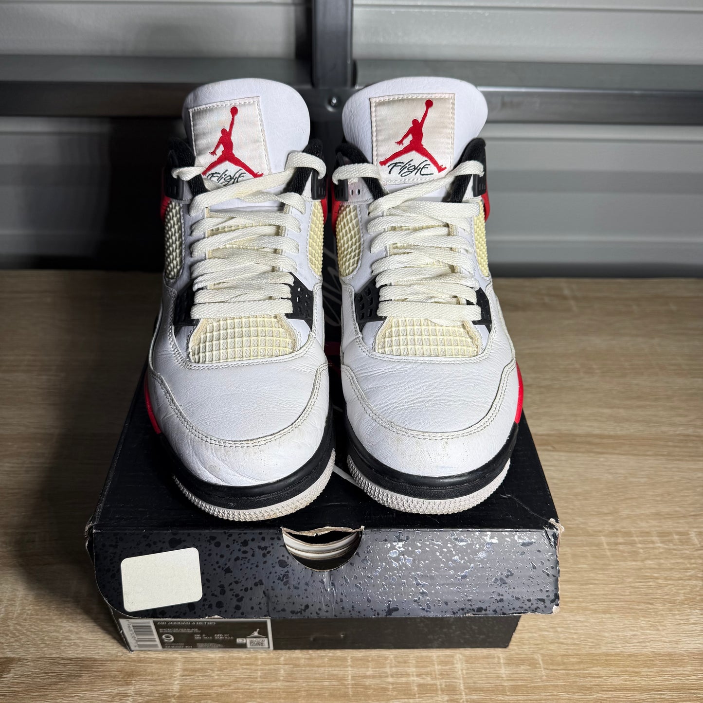 Size 9 - AJ 4 Retro Red Cement