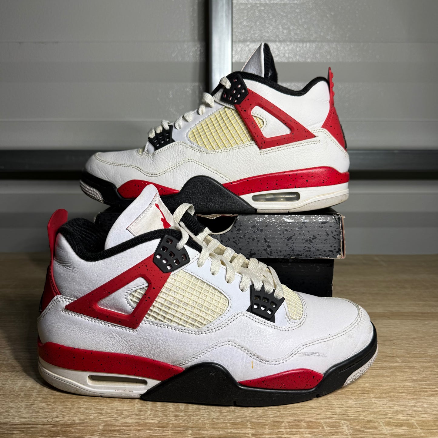 Size 9 - AJ 4 Retro Red Cement