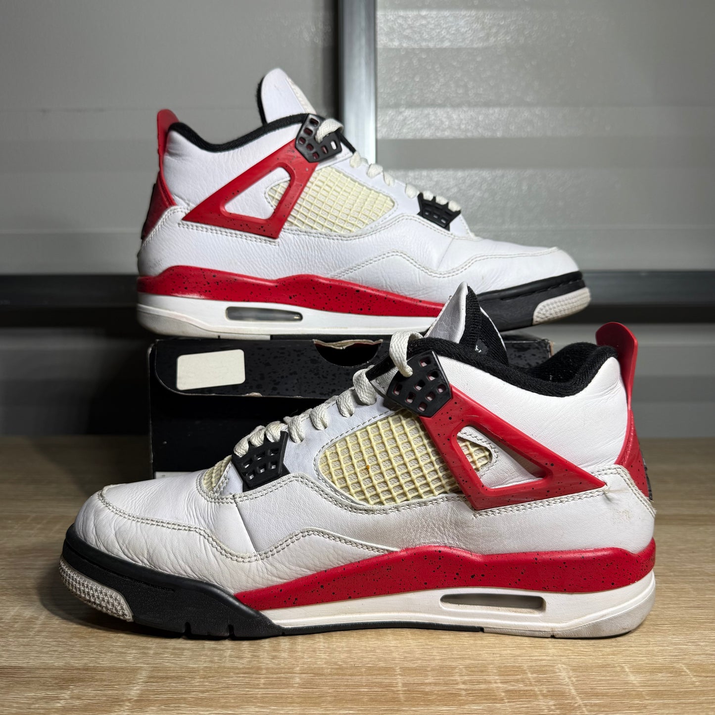 Size 9 - AJ 4 Retro Red Cement