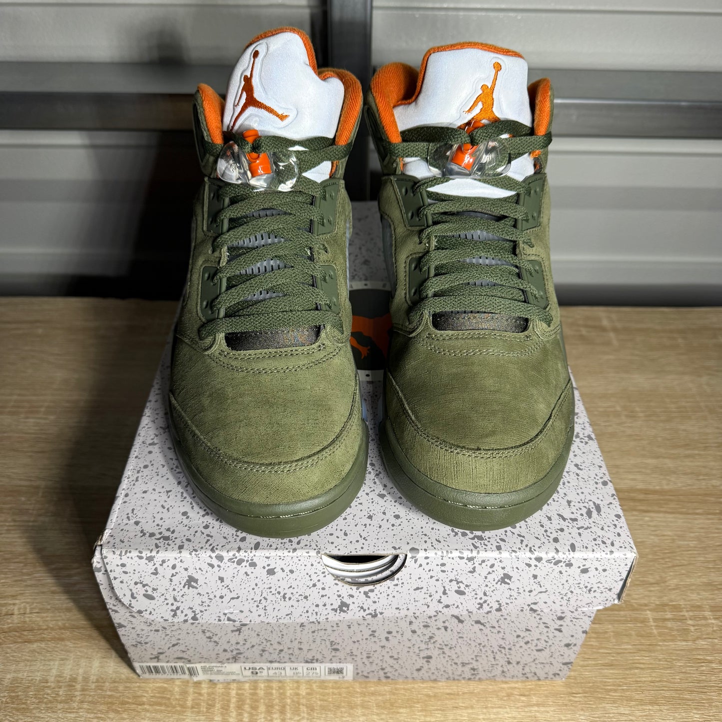 Size 9.5 - AJ 5 Retro Olive